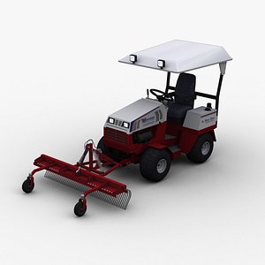 3D Tractors with Landscape rakes