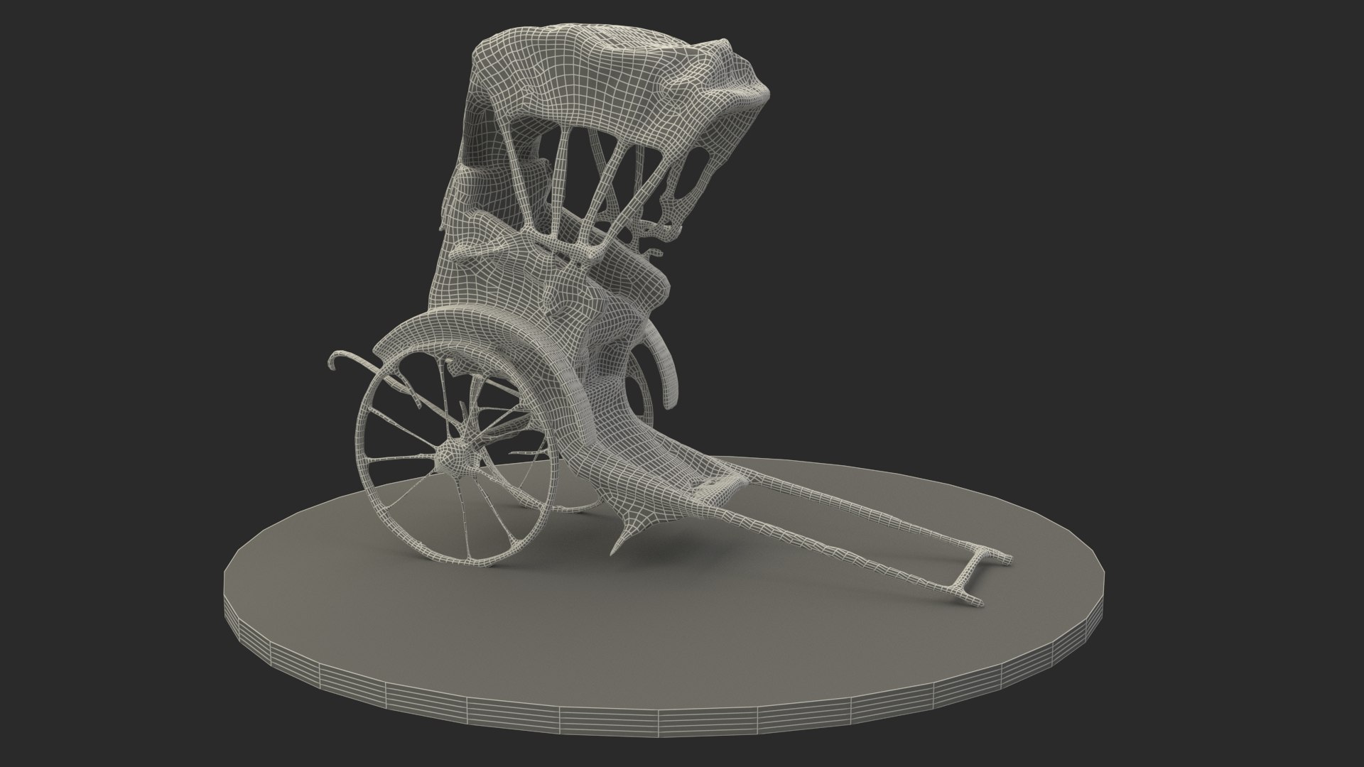 Chinese Rickshaw 3D Model - TurboSquid 2283804