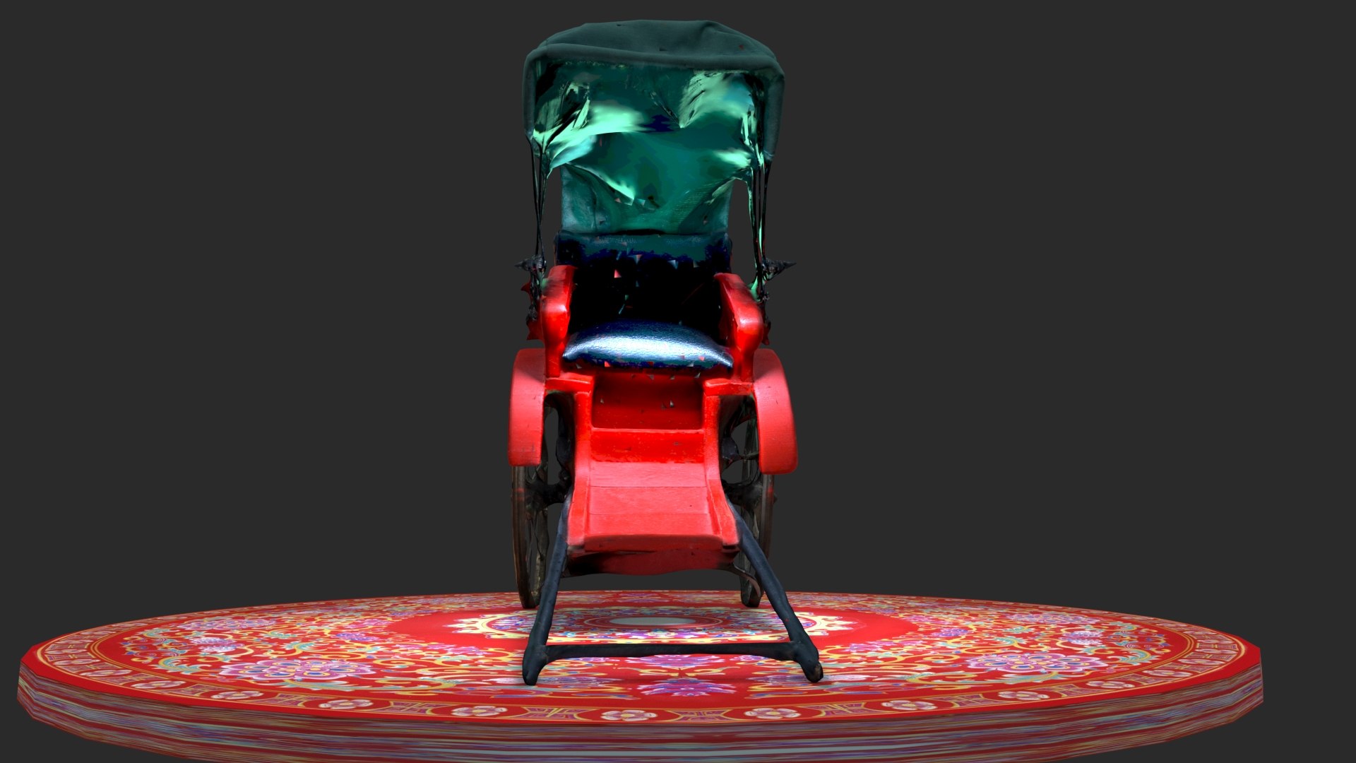 Chinese Rickshaw 3D Model - TurboSquid 2283804