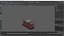 Rectangular Business Center Dark Red