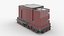 Rectangular Business Center Dark Red