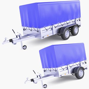 3D Cargo Trailers v12