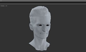 TILDA SWINTON Real Time Renderable Bust Fan Art