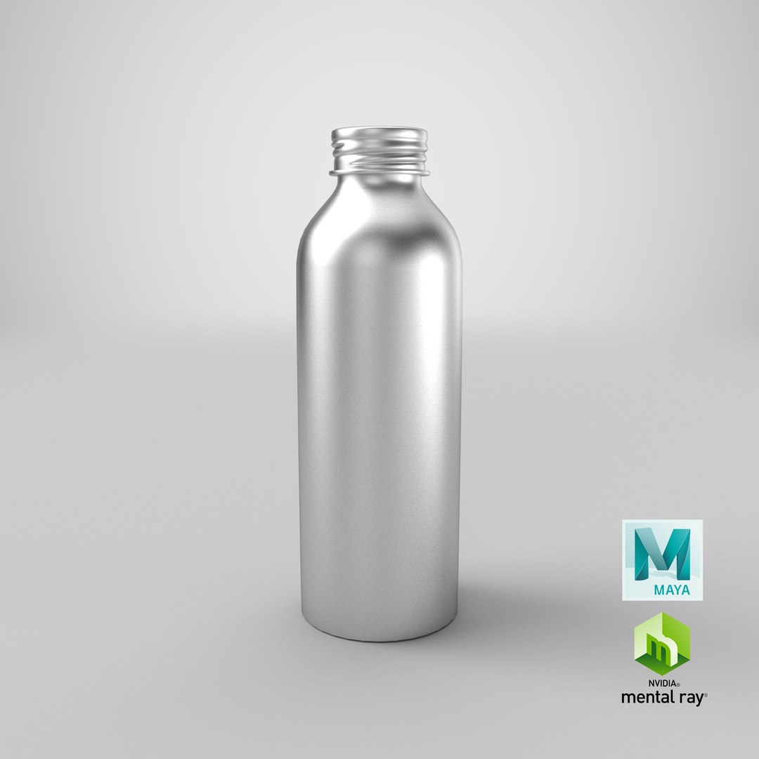 3D aluminum bottle - TurboSquid 1657926
