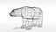 3D polar bear model