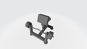 trainer biceps 3D model