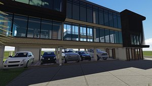 modern home 3d rvt