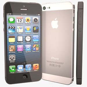 apple iphone 5 3d obj