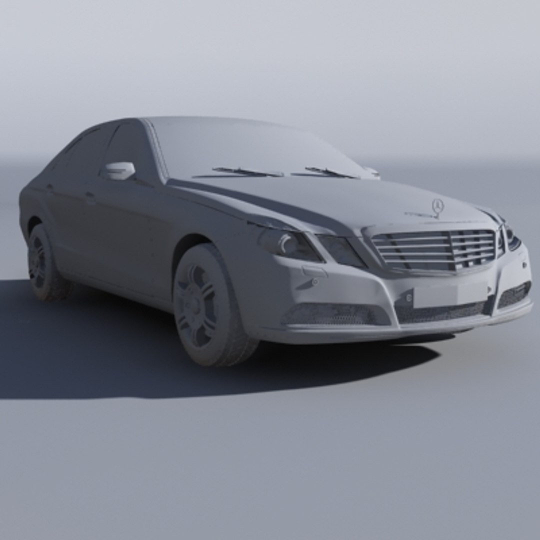3d Mercedes E-class Model