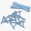 Police Wooden Traffic Barricade Disassembled Old