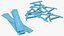 Police Wooden Traffic Barricade Disassembled Old