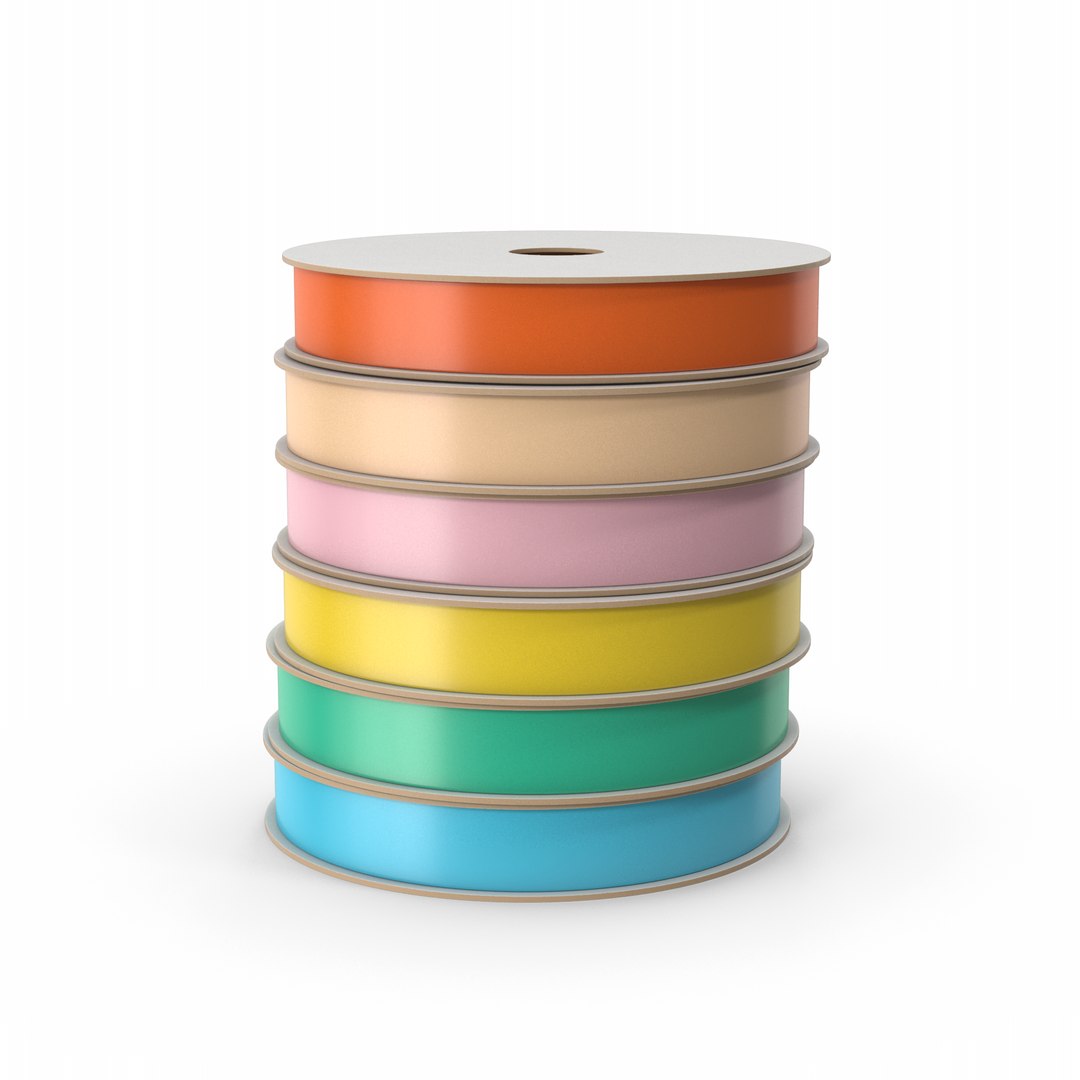 3D Ribbon Reels - TurboSquid 2096201