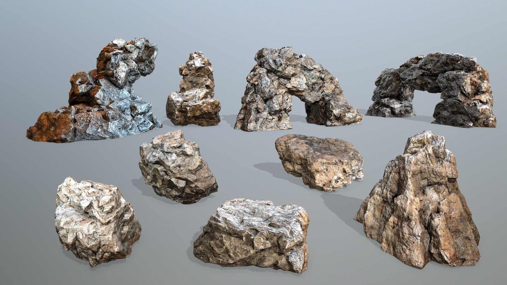 Desert Rocks 3D Model - TurboSquid 2214475