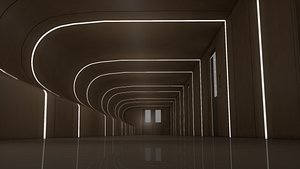 3D model Sci Fi Room