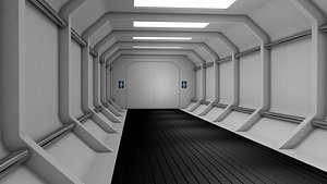 Sci Fi Tunnel 3D model