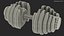 Dial Weight Adjusting Dumbbell 3D model