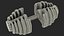 Dial Weight Adjusting Dumbbell 3D model