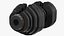 Dial Weight Adjusting Dumbbell 3D model