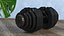 Dial Weight Adjusting Dumbbell 3D model
