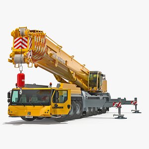 Liebherr LTM 1450 Mobile Crane Rigged
