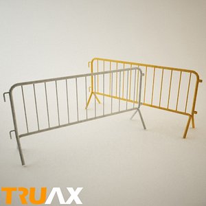metal barrier truax 3d model