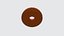 Low-Poly Cartoon Donut