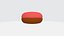 Low-Poly Cartoon Donut