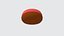 Low-Poly Cartoon Donut