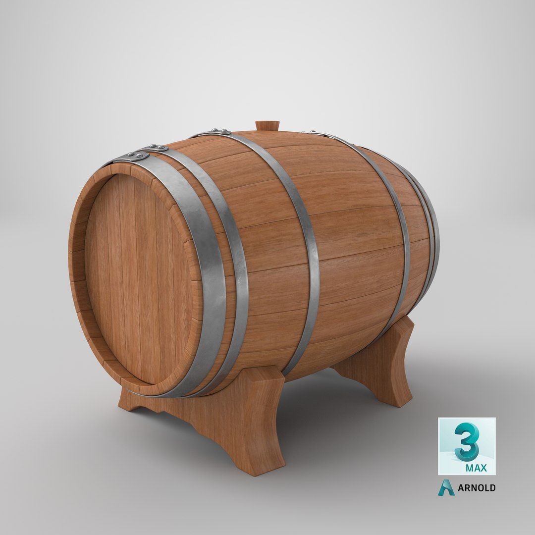 3d model of barrel https://p.turbosquid.com/ts-thumb/eG/6eNVCJ/RVVjKsPc/stemcell_max_arnold_render/png/1574777464/1920x1080/fit_q87/7edc04d22655a9b280e5fdd29f93ac61fffc328c/stemcell_max_arnold_render.jpg