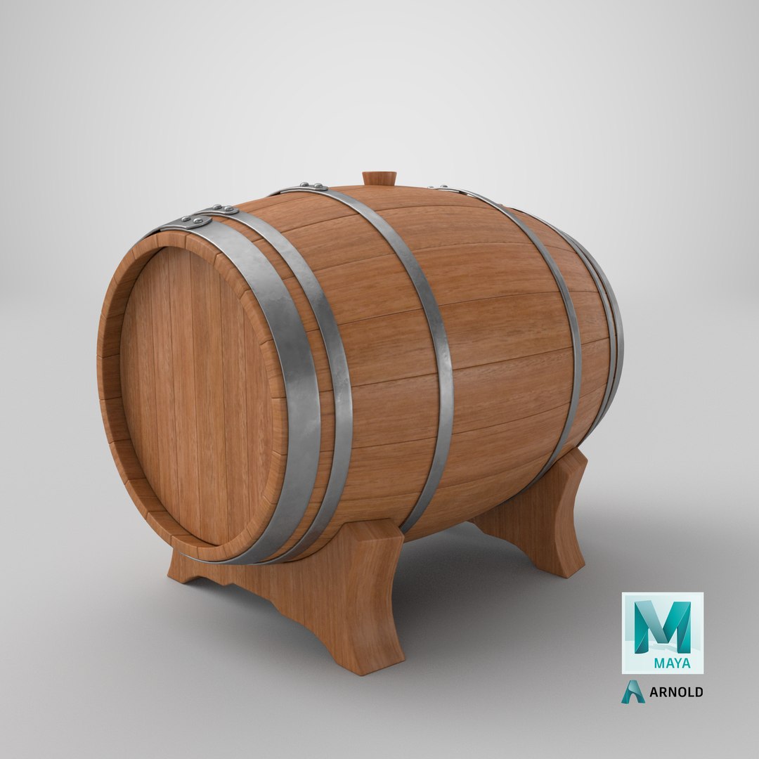 3d model of barrel https://p.turbosquid.com/ts-thumb/eG/6eNVCJ/tz7bIgfS/stemcell_maya_arnold_render/png/1574777475/1920x1080/fit_q87/9f3b3d2284f388c1b53cfe8f3bc25c2c9592676a/stemcell_maya_arnold_render.jpg