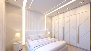 Modern apartment interior Scene