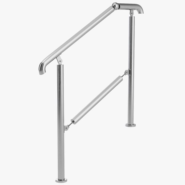 Steel Railing 3D model - TurboSquid 1997298