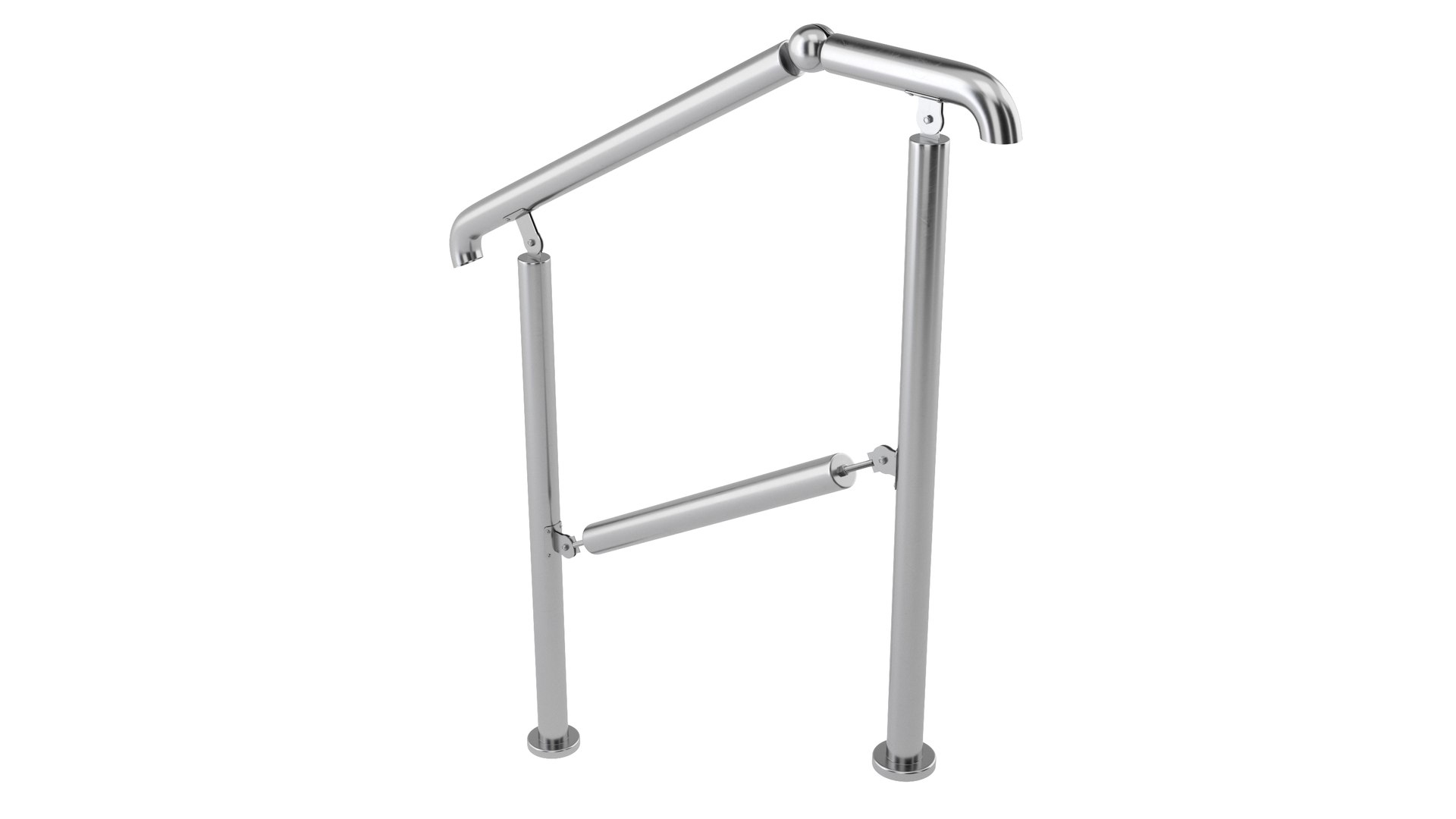 Steel Railing 3D Model - TurboSquid 1997298