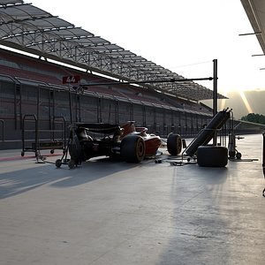 F1 RACING TEAM PIT STOP AREA 2