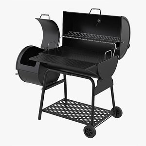 charcoal grill 3D