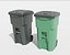Plastic Trash Bin