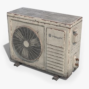 Air Conditioner Low Poly