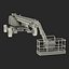 3d model telescopic boom lift generic