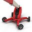3d model telescopic boom lift generic