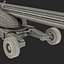 3d model telescopic boom lift generic