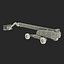 3d model telescopic boom lift generic