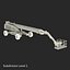 3d model telescopic boom lift generic