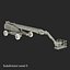 3d model telescopic boom lift generic