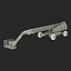 3d model telescopic boom lift generic