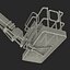 3d model telescopic boom lift generic