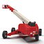 3d model telescopic boom lift generic