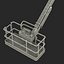 3d model telescopic boom lift generic