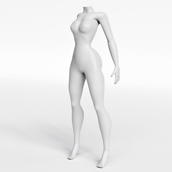 Girl Body 3d model by Nikdox 3D