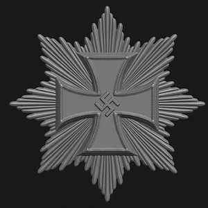 wwii german badge iron cross model