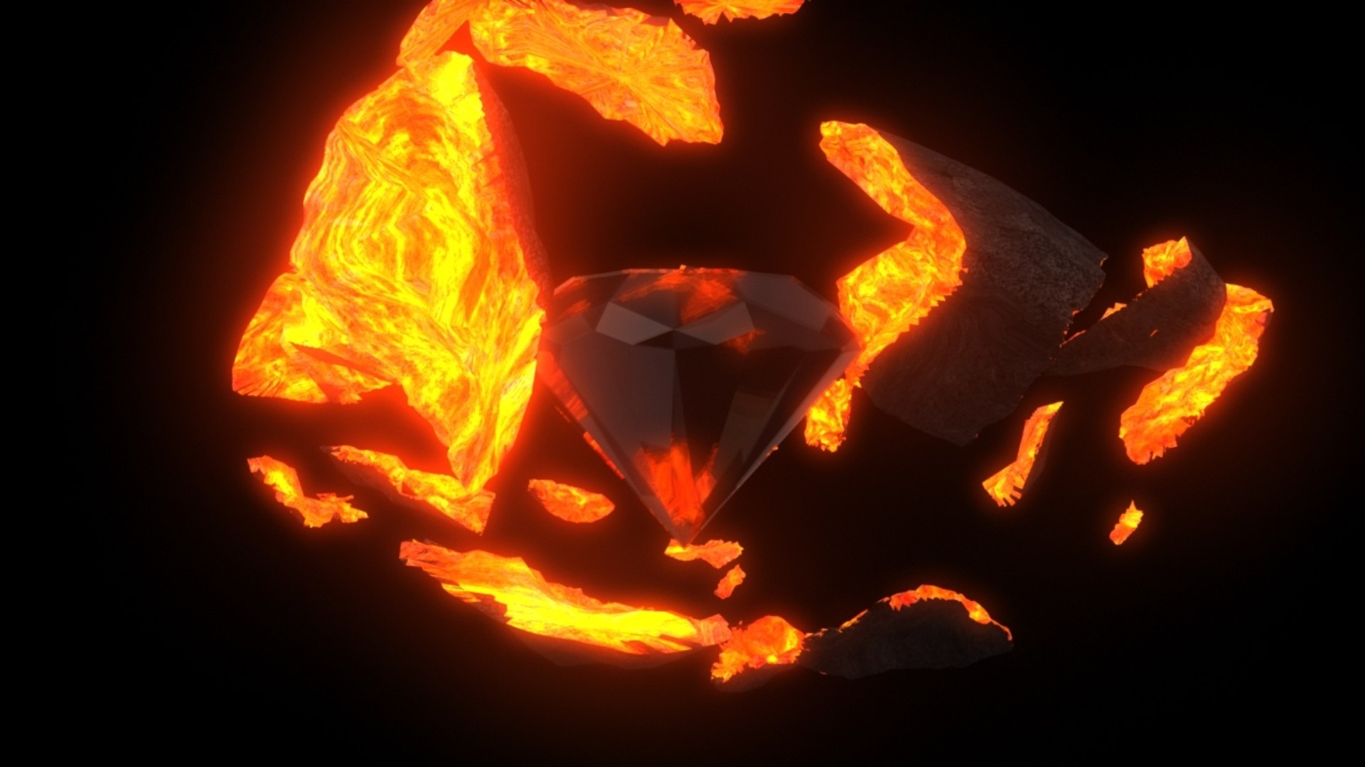 Diamond Animation 3d Ma